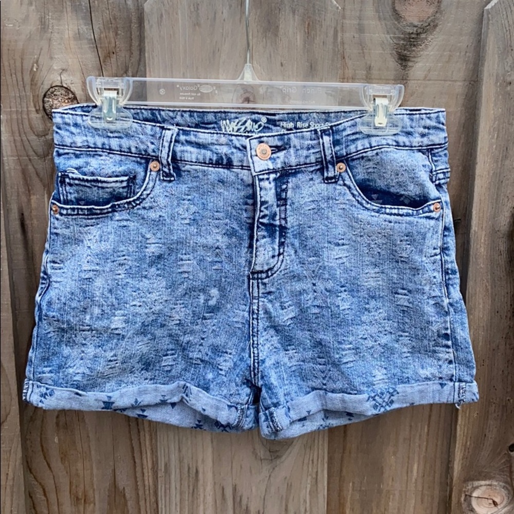 High waisted shorts
